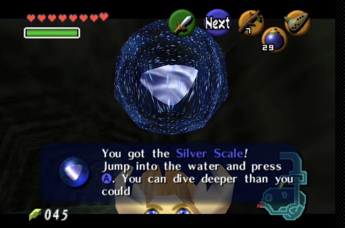 dafiercediety's tweet photo. The way they display new items in Ocarina of Time is so visually appealing, they all look like delicious candy https://t.co/Kspp4L9X6b