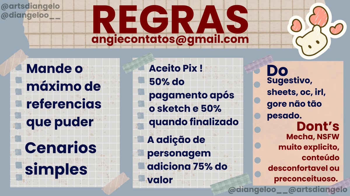 angie!🦇ᶻᶻᶻ | Comissões ABERTAS! 🫀 2/4 tweet media
