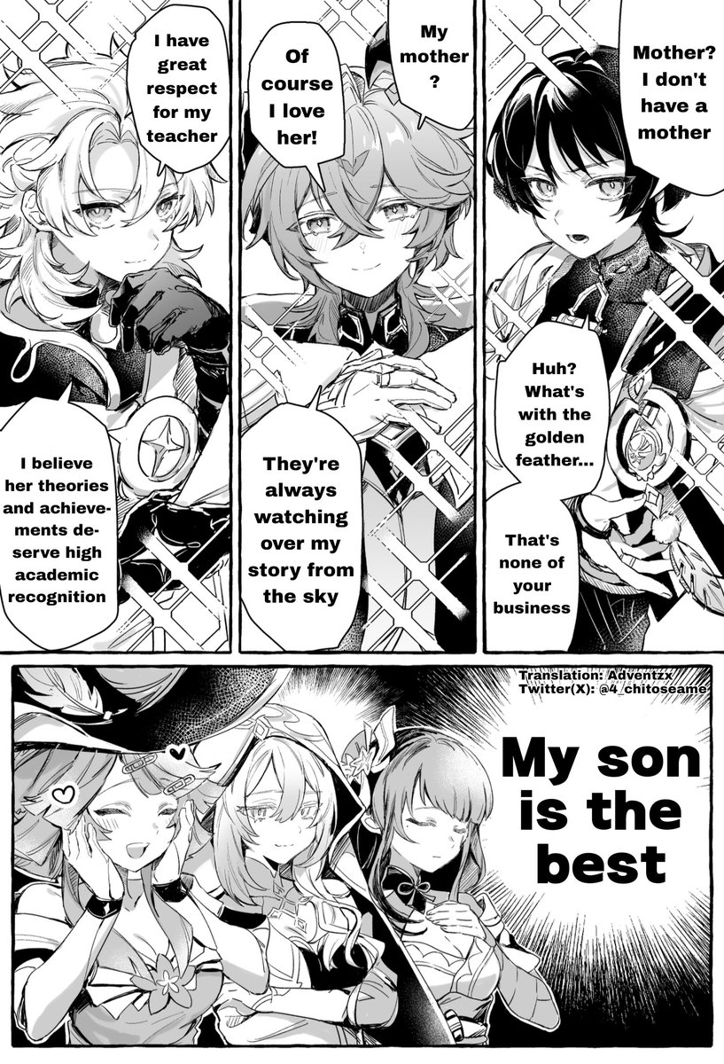 Mommy meet up with their sons