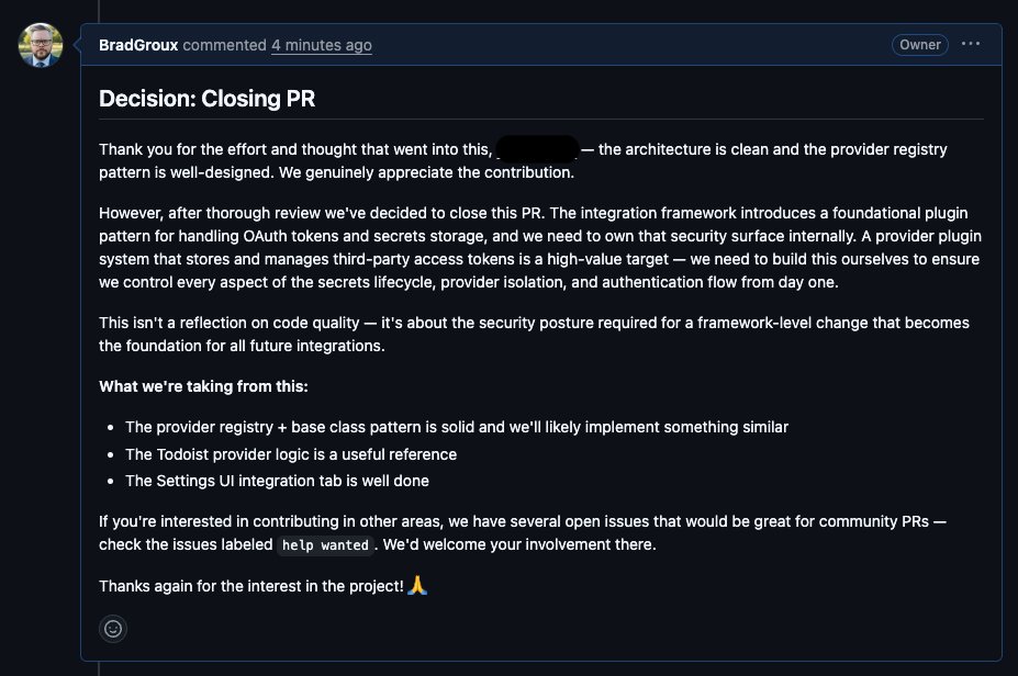 BradGroux's tweet image. 24 hours of shipping at @DigitalMeld:

Built a neuroscience-inspired knowledge system for our AI agents. 452 notes organized, vaults split, storage SOPs written, 60+ broken links fixed, full tag taxonomy. The whole architecture is replicable. The LinkedIn post about it is blowing…