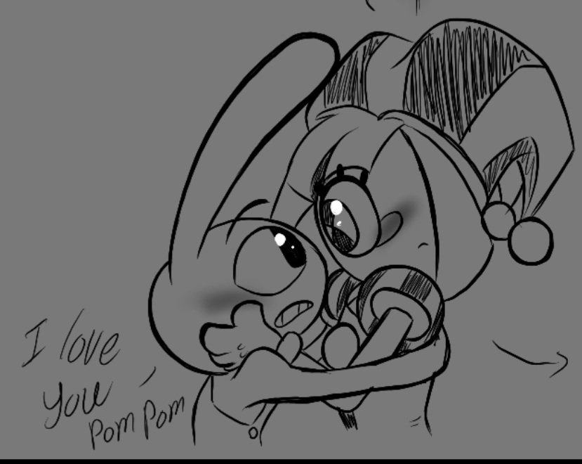 kitten11044's tweet photo. Just little doodle comic 😏✨️😘
#funnbunny #JaxxPomni #tadc #pomni #jax https://t.co/On1Uy1BON0