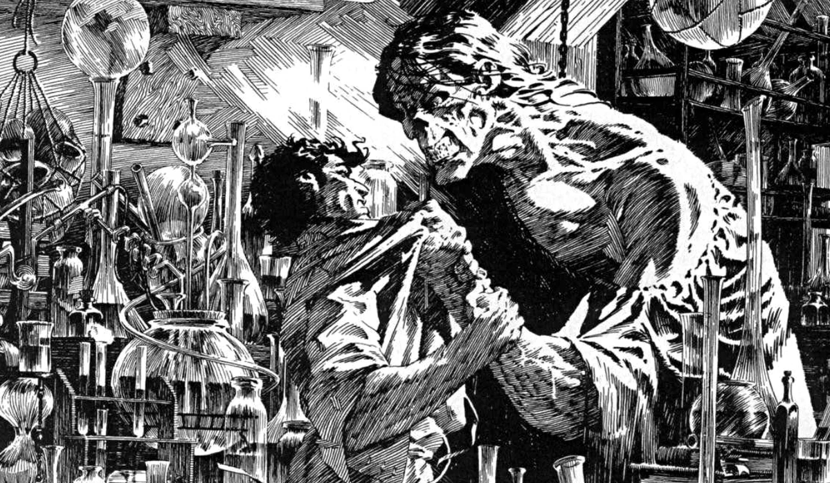 Las espectaculares ilustraciones que realizó Bernie Wrightson's para el libro "Frankenstein"