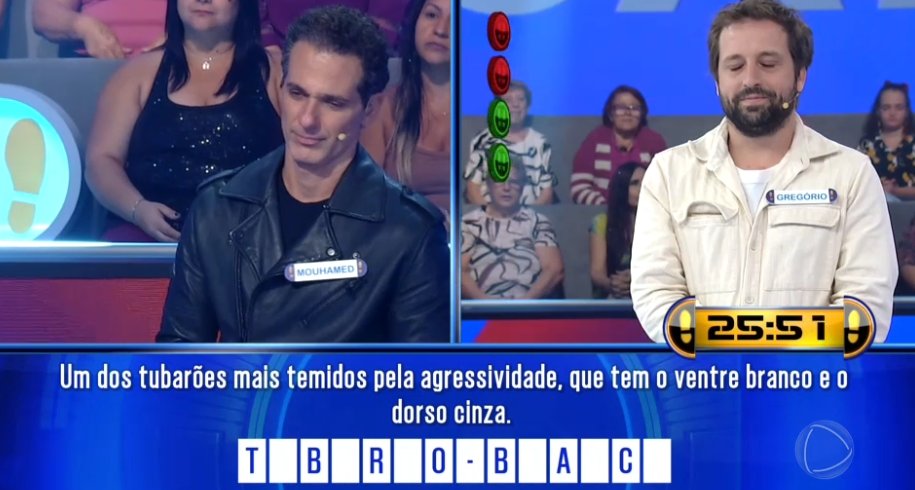 Mouhamed Harfouch é o último adversário de Gregório Duvivier. Confira no #AcerteOuCaia