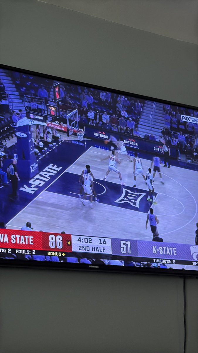 AndrewLeirmo's tweet photo. @mostlysports you guys talk jerseys a lot. Thoughts on these for awful K-State jerseys they wore against Iowa State? 🤢 https://t.co/KDYkb52pR1