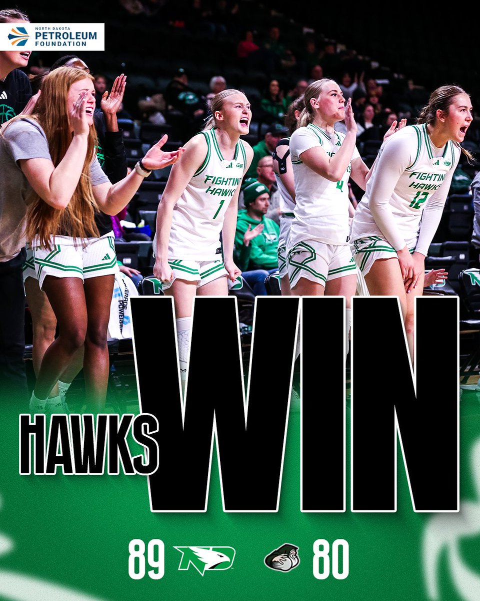 UNDwbasketball's tweet image. Sunday Dub.

#UNDproud | #LGH
