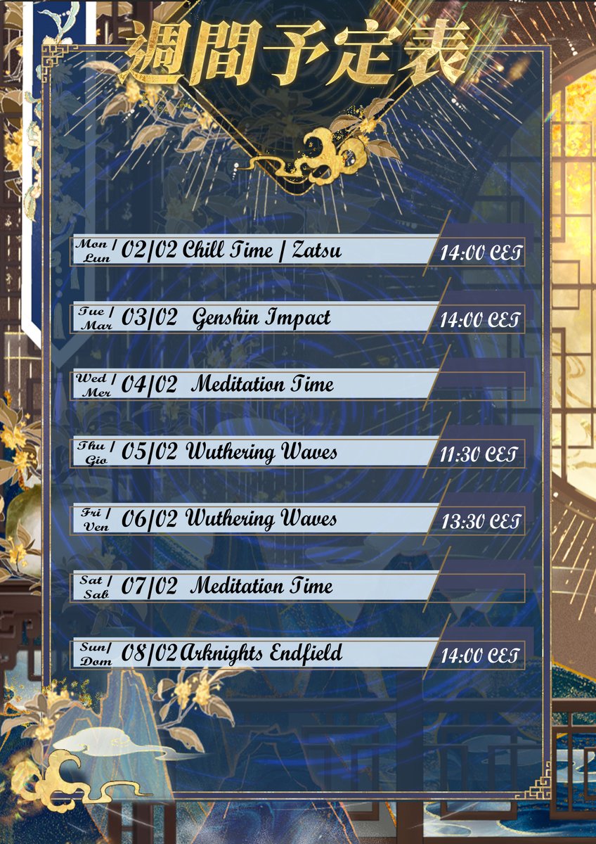 New week, new schedule! Tomorrow some chill moment and a little chit chat
twitch.tv/zandikfarighar

#Vtuber #VtuberITA #VtuberEN