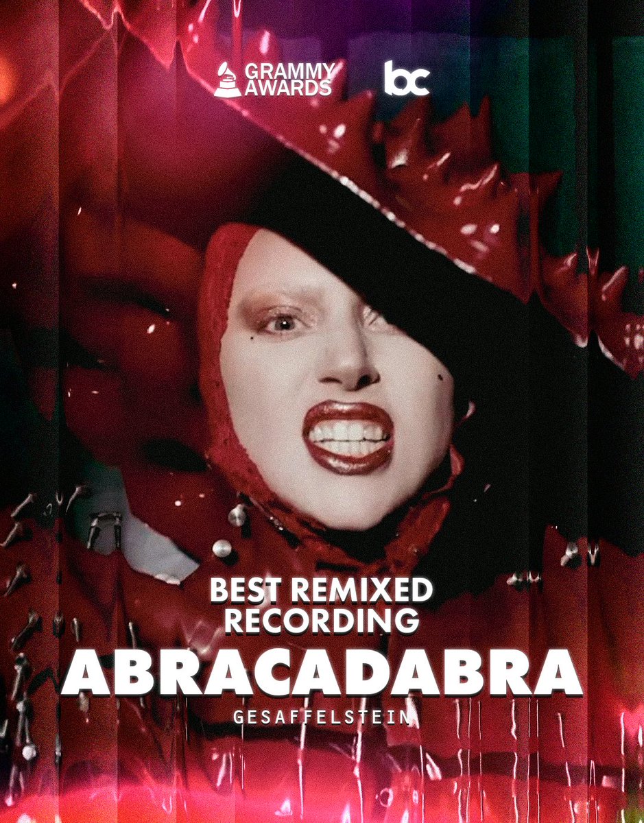 bchartsnet's tweet photo. 🏆 "Abracadabra" VENCE o #GRAMMYs de Best Remixed Recording por Gesaffelstein https://t.co/vgTl2t5IK9