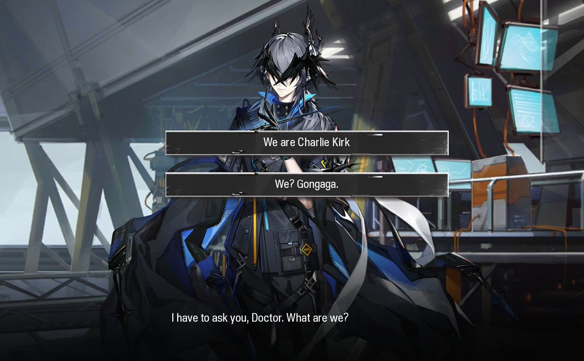 tomodurien's tweet photo. what is arknights even about https://t.co/nEIycJIagv