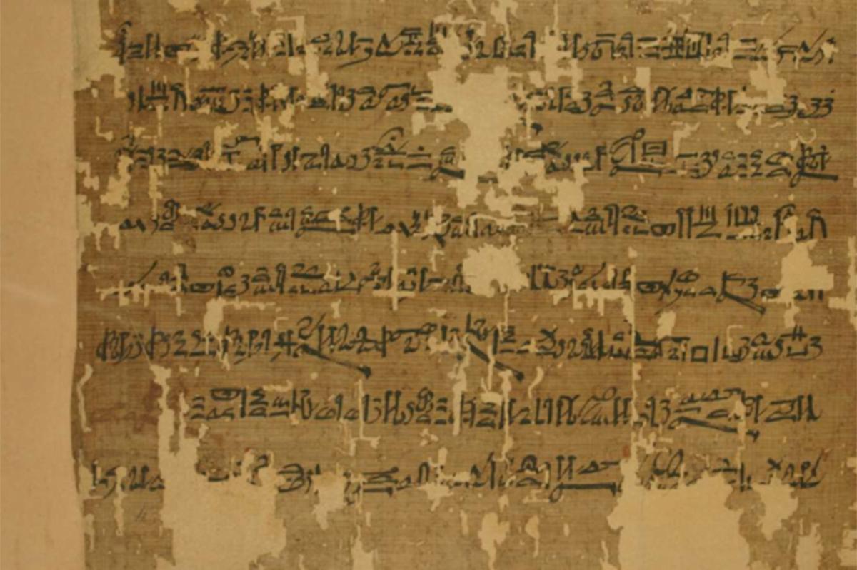 nypost's tweet image. Resurfaced 3,300-year-old Egyptian document hints at biblical giants being real nypost.com/2026/02/01/sci…