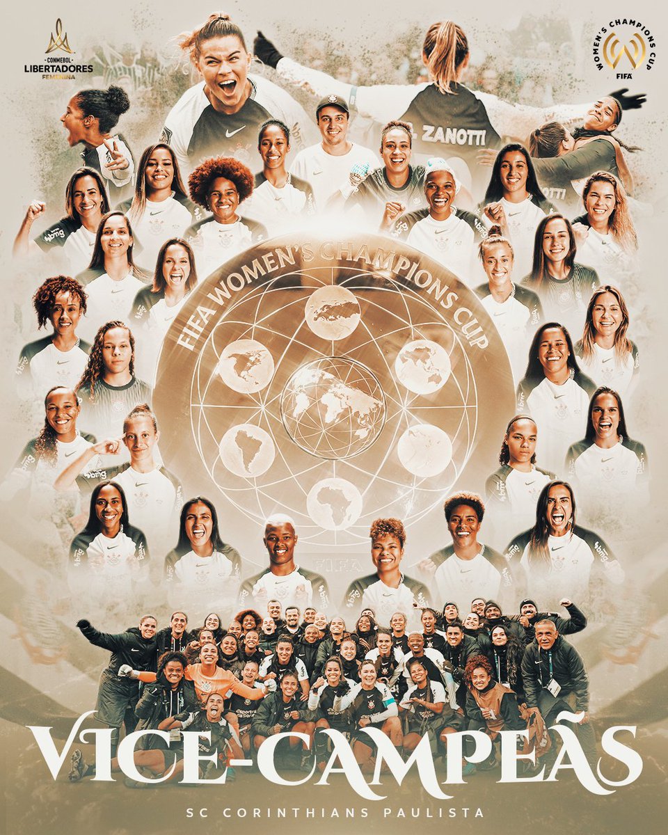 🥹 𝓞𝓻𝓰𝓾𝓵𝓱𝓸, 𝓒𝓸𝓻𝓲𝓷𝓽𝓱𝓲𝓪𝓷𝓼! 🖤🤍

🌍 Estar como uma das maiores equipes do mundo é um orgulho para o futebol da América do Sul! 👏😍

🏆 CONMEBOL #LibertadoresFEM | #AGlóriaÉDelas