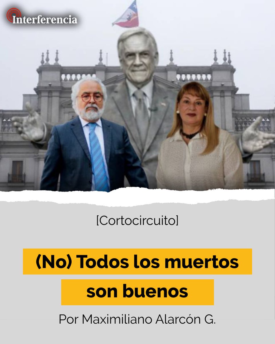 El establishment político impulsa la construcción de una estatua que rinda honores a la memoria de Sebastián Piñera y lo hace mientras dos de sus bendecidos, Luis Hermosilla y Ángela Vivanco, mantienen vivo el recuerdo de la forma de hacer política del fallecido ex mandatario. 👇
