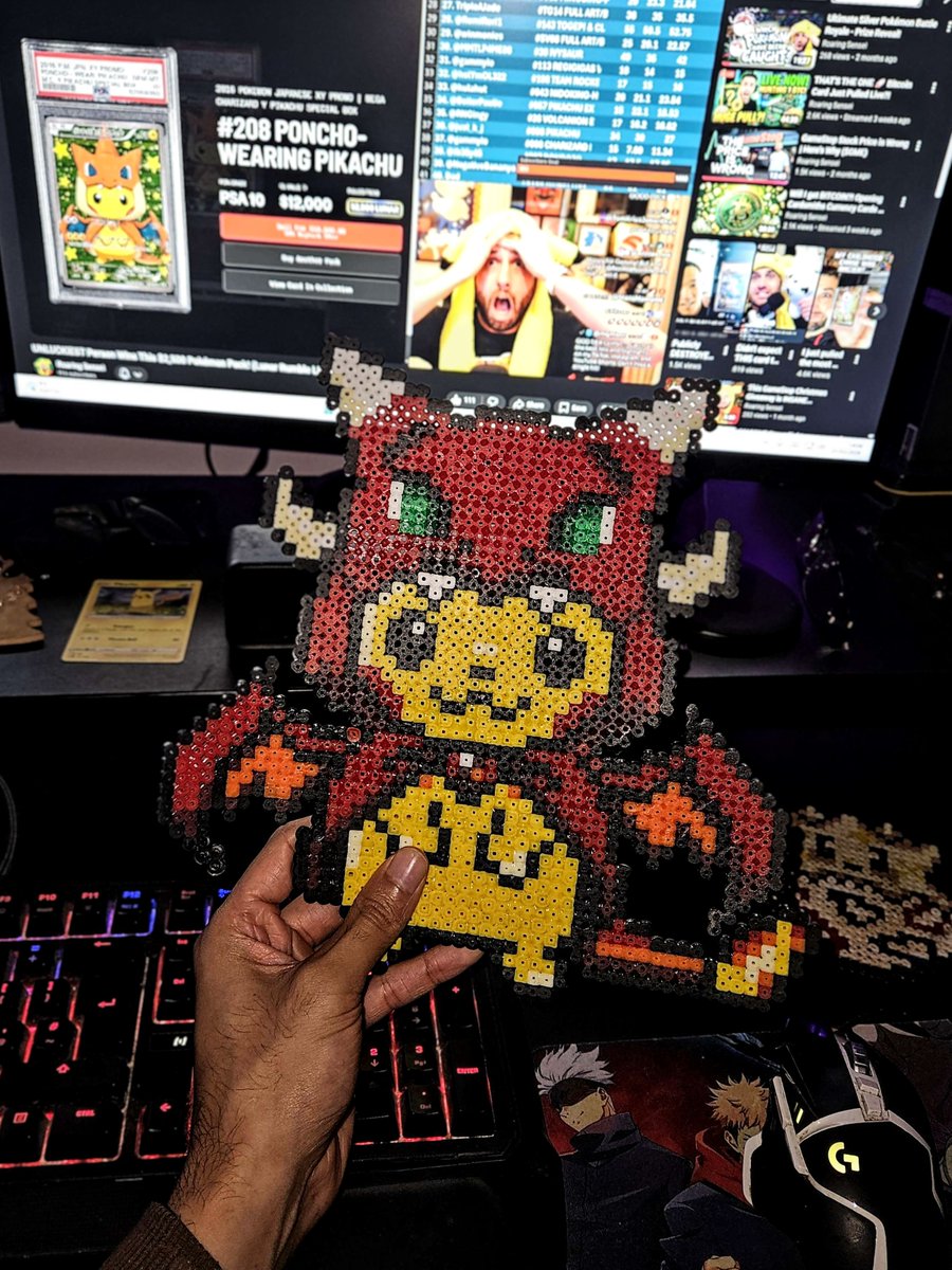 It was meant to be...🥹🔥⚡ @GameStop @PowerPacks #PonchoPikachu #Pokemon