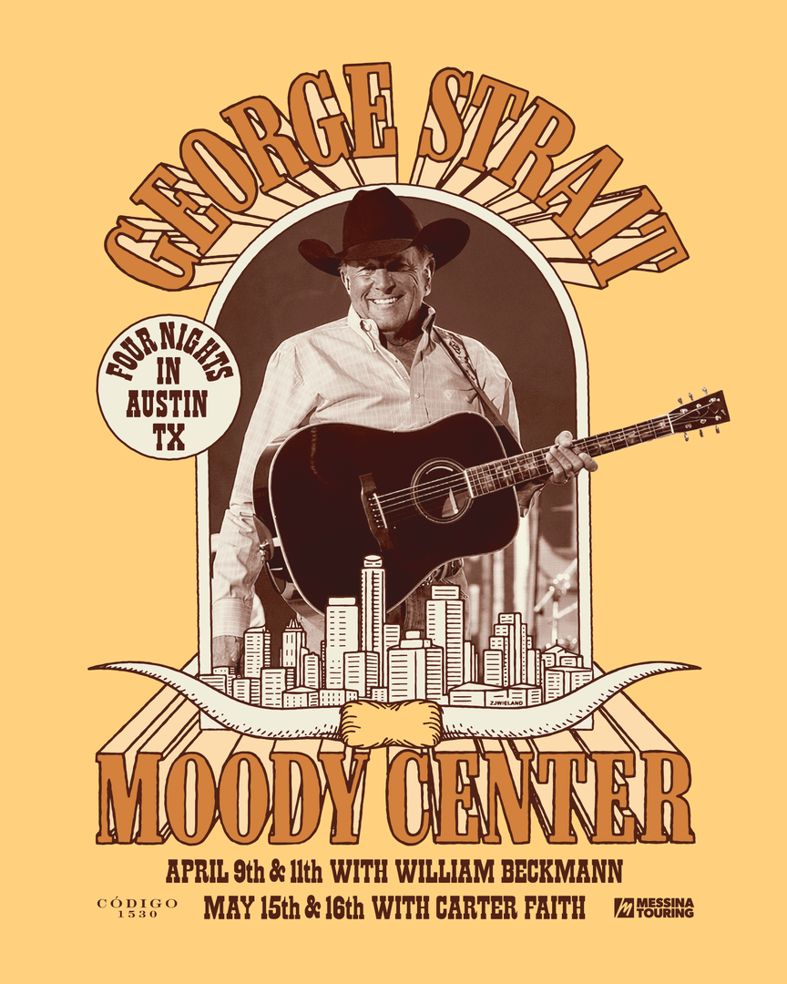 Take me to Texas! George Strait returns to <a href="/MoodyCenterATX/">Moody Center</a> on April 9 &amp; 11 with special guest <a href="/TheWillBeckmann/">William Beckmann</a>. Presale begins TODAY at 10AM CT. Visit georgestrait.com/shows sign up for the code.