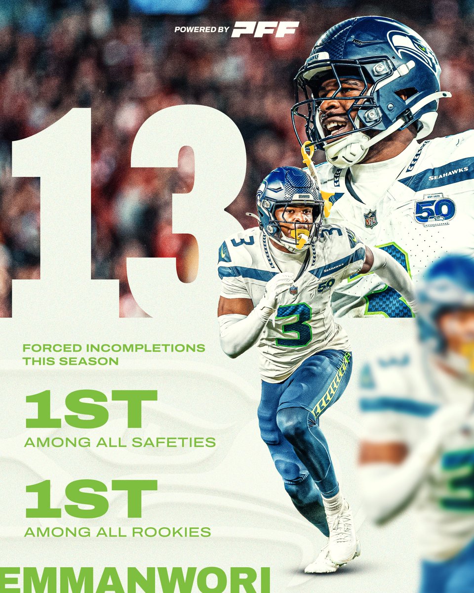 PFF's tweet image. Nick Emmanwori: IMMEDIATE IMPACT 💥