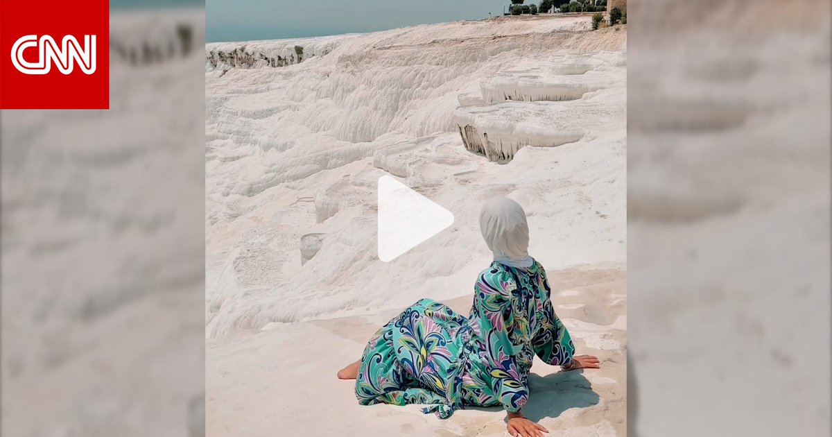 تبدو كـ"ثلج" أبيض في ذروة الصيف.. "قلعة القطن" واحدة من أروع العجائب الطبيعية في تركيا 