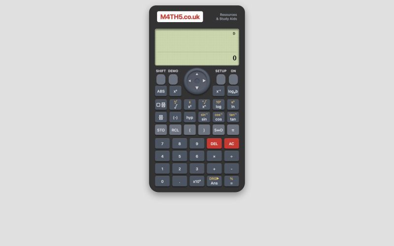 Added to MathsLinks: M4TH5 GCSE Calculator Emulator mathslinks.net/links/m4th5-gc…