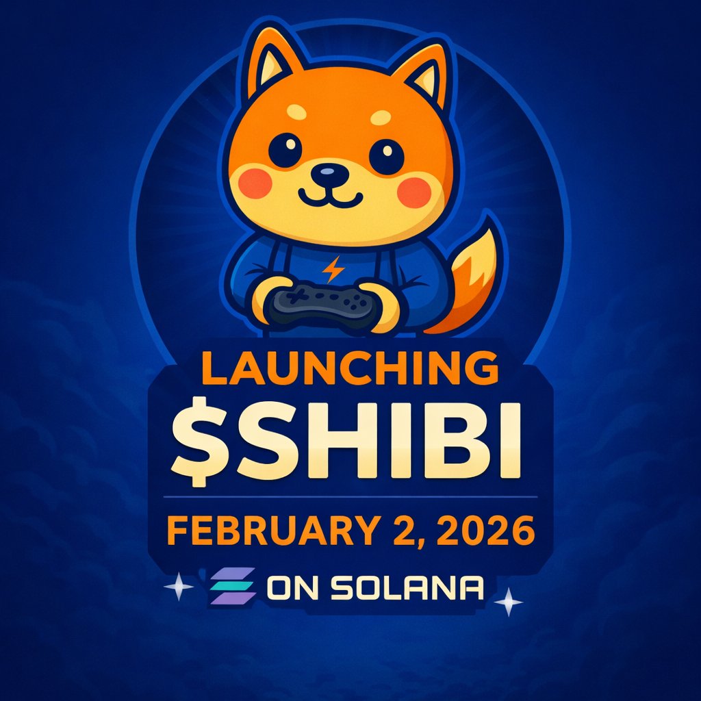 🚀 Tomorrow is launch day! 🚀

🐕 Ticker: $SHIBI
⚡ Chain: Solana
⏰ Launch: 8 PM UTC

Built with real games, real partners, real community.
$SHIBI is coming. 🔥