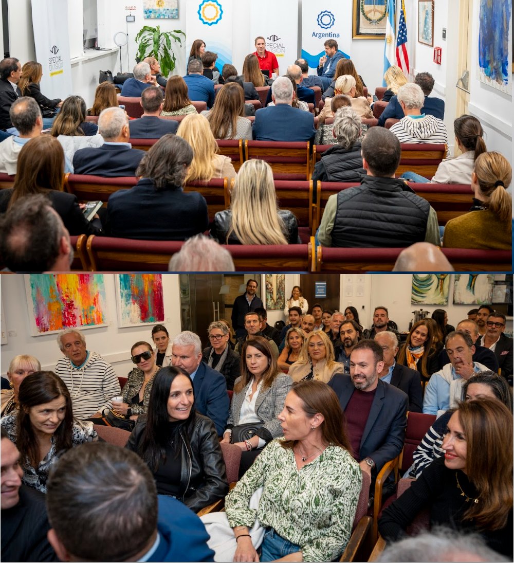 #Conferencia #ElfuturodelasPymes 
Antes de cambiar lo que hacemos, necesitamos entender xq lo hacemos. El cambio sin comprensión es movimiento; el cambio con comprensión es progreso
Así pasamos a sala llena por el consulado 🇦🇷 en Miami 🇺🇸
Gracias x esta gran presencia y compañía