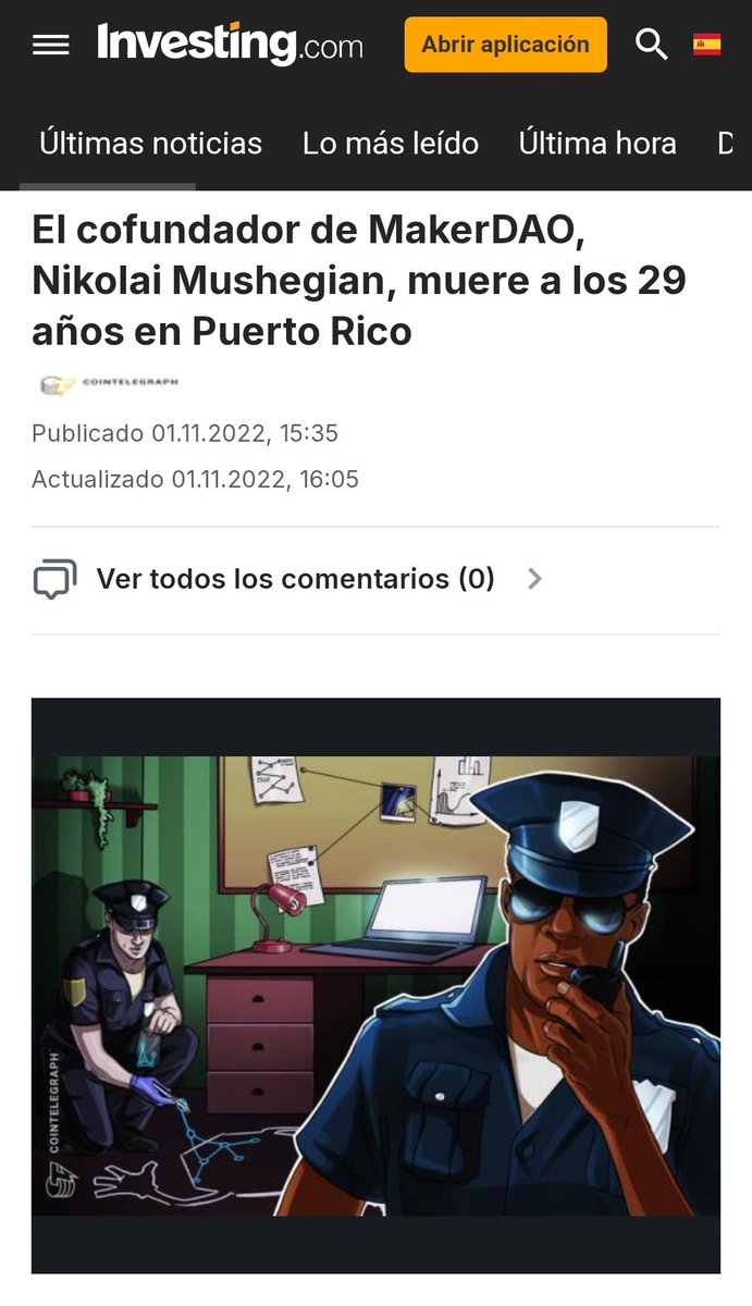 uprazhneniye's tweet image. Esto da mucho miedo,

El ingeniero de software Nikolai Mushegian tuiteó que lo iban a matar por descubrir que la CIA y el Mossad dirigían una red de pederastia, señalando que su ex era una espía que iba a plantar pruebas falsas contra él.

Apareció ahogado 2 días después.