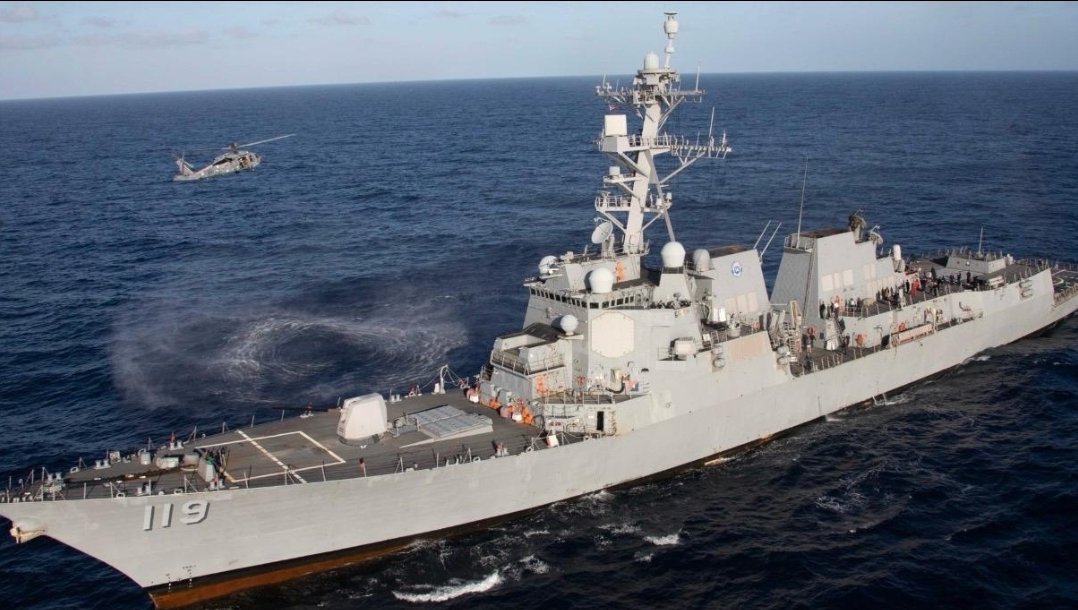🚨 IRAN: USS DELBERT TO REINFORCE CARRIER STRIKE GROUP AMID TALKS The USS Delbert D. Black (DDG-119) has departed from Eilat, Israel, and is now headed toward the Red Sea to join