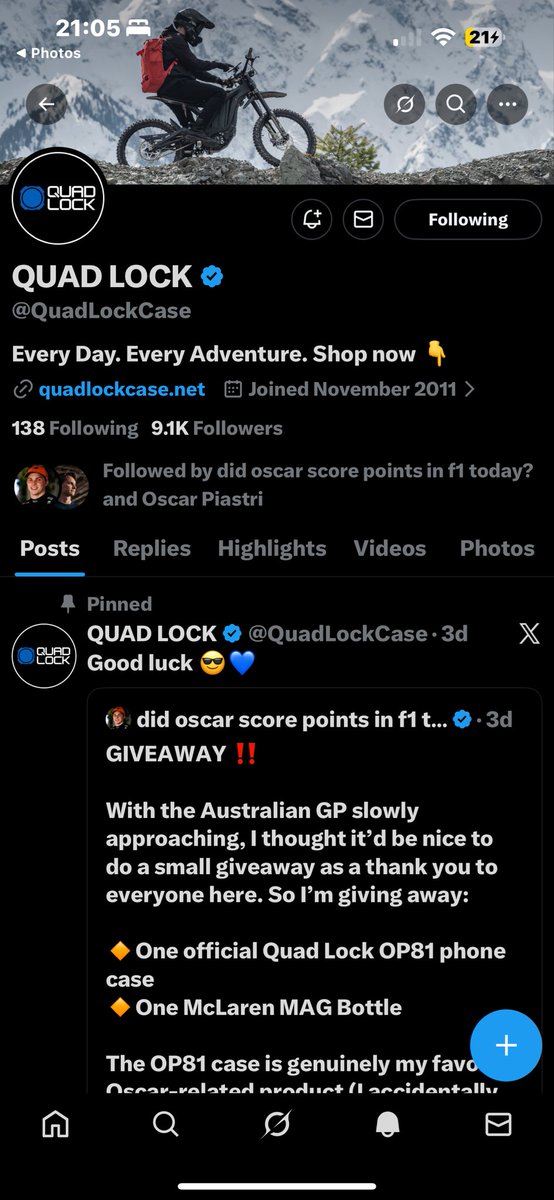 FraggerJosh's tweet photo. @oscarpiastri81 i hope i win i love oscar https://t.co/uNsswtlo97