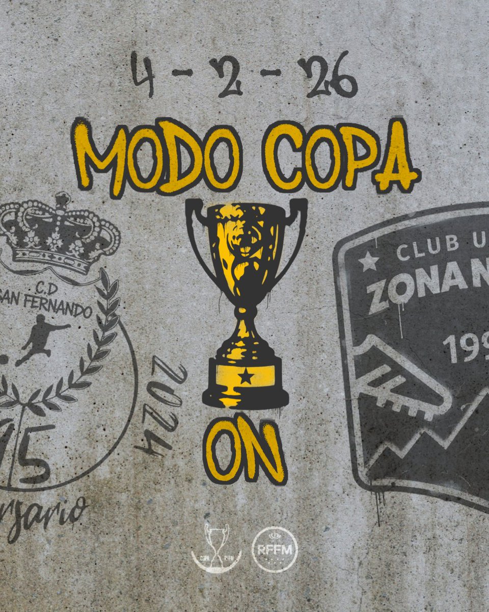 CD_San_Fernando's tweet photo. PRIMER EQUIPO
📍MODO 🏆⚽️ 🔛
Mañana, el abuelito Fernando nos enseña el cartel.
#DALESANFER
#loschicosdenavarro
#MODOCOPAON https://t.co/0G0EIZtYAy