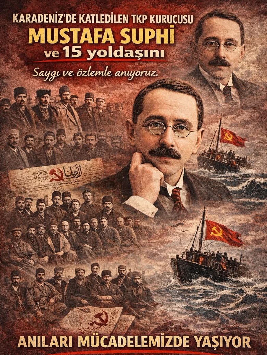 Siz Yahya kaptanın çocukları... Biz Mustafa SUPHİ nın yoldaşlarıyız...