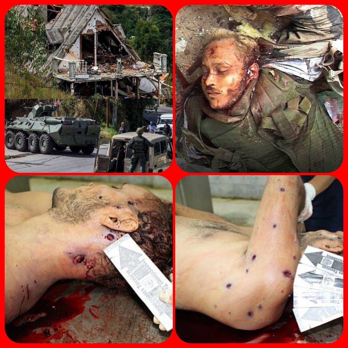 Durante 27 años se dedicaron a: Asesinar, Atacar, Perseguir, Encerrar, Desaparecer y Torturar civiles. Venezuela fue llevada a la absoluta y total supervivencia, han sido 27 años de lenta y absoluta destrucción. Ahora quieren borrón y cuenta nueva.

NI PERDÓN... NI OLVIDO..!