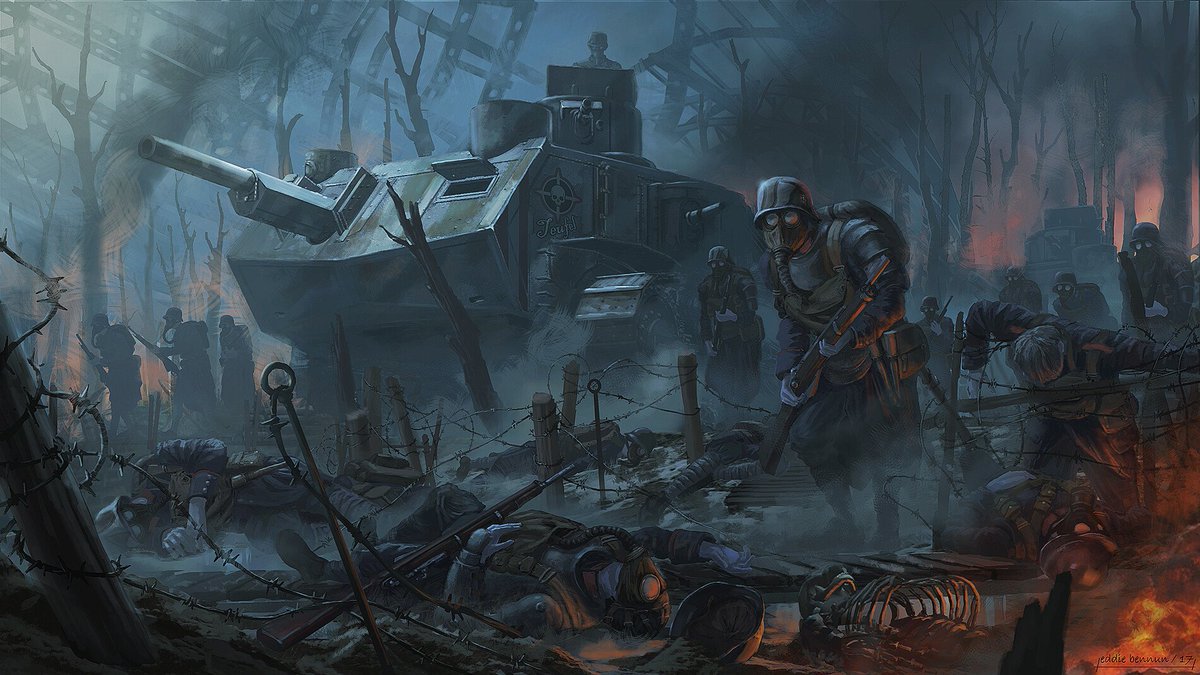 Nobbie_OCs's tweet image. "Nighttime Advance"

By Eddie Bennun -- artstation.com/eddiebennun