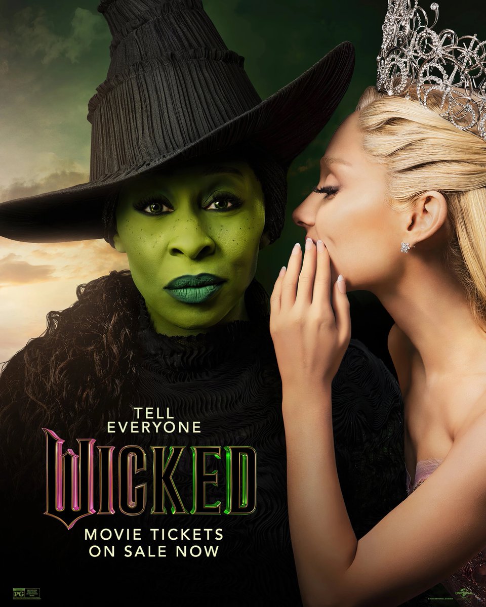 Wicked is now an Oscar, Golden Globe, &amp; Grammy winning movie.