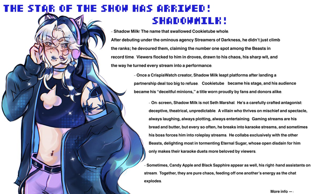 theadrieliu's tweet photo. @Lumaichii’s shadow milk’s!! we have grown oddly proud of this au especially because it originally started off as a joke (note: it was originally going to be a shadowvanilla discord mod au 💀) idk if this will get any attention but here ya’ll go LMFAOO??? https://t.co/pGt2N5Owx1