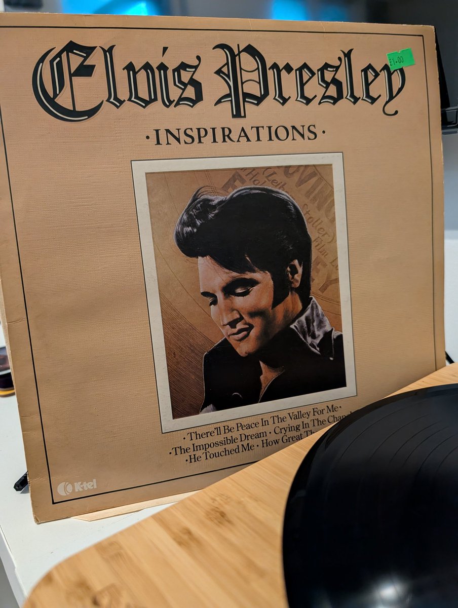 1000 album challenge 🎧

#658

Inspirations by <a href="/ElvisPresley/">Elvis Presley</a> 

Might've left late to the crate sale deadairvinyl.co.uk but delighted with the King for a quid.

Fav tracks: Peace in the valley &amp; crying in the chapel 

#1000albums
#vinylrecords 
#ElvisPresley