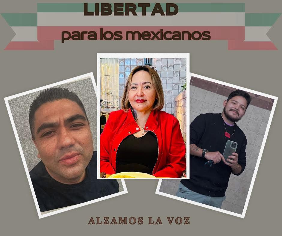 GARCIPAVON's tweet photo. Mexicanos Detenidos arbitrariamente en Venezuela desde el 1ro de octubre del 2025.

 Sin acceso a defensa
 sin información oficial 
Sin debido proceso. 

Necesitamos que esto se haga visible. #Libertad #DDHH.  Publicación de: Voz por los Mexicanos Presos en Venezuela. https://t.co/6rSWJTsA3k