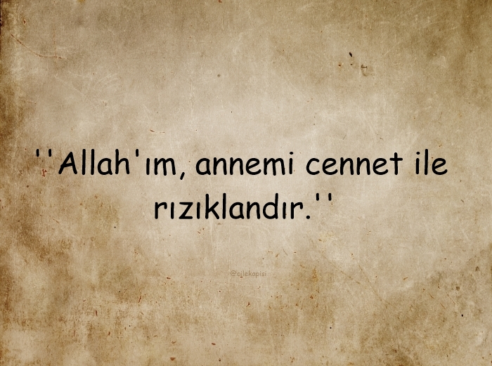 🤲 Bu duaya âmin demenizi ve yazmanızı rica ediyorum.