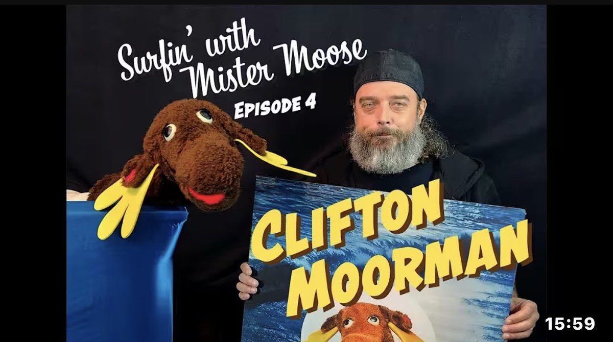 BloatFloaters's tweet image. Check out Clif from #TheBloatFloaters on Surfing w/ Mr. Moose. Get ready for a wild ride w/a lot of a lot of Highs. #MrMoose #Surf #SurfMusic #Reverb #LewisBailey #DancingBear youtu.be/ybQiAgev8SU?si…