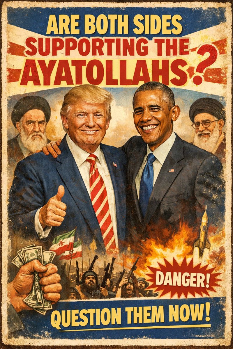 Why are both of you so eager to negotiate and make deals with the bloodthirsty, criminal Islamist ayatollahs?
#Ayatollahs
<a href="/BarackObama/">Barack Obama</a> <a href="/POTUS/">President Donald J. Trump</a>