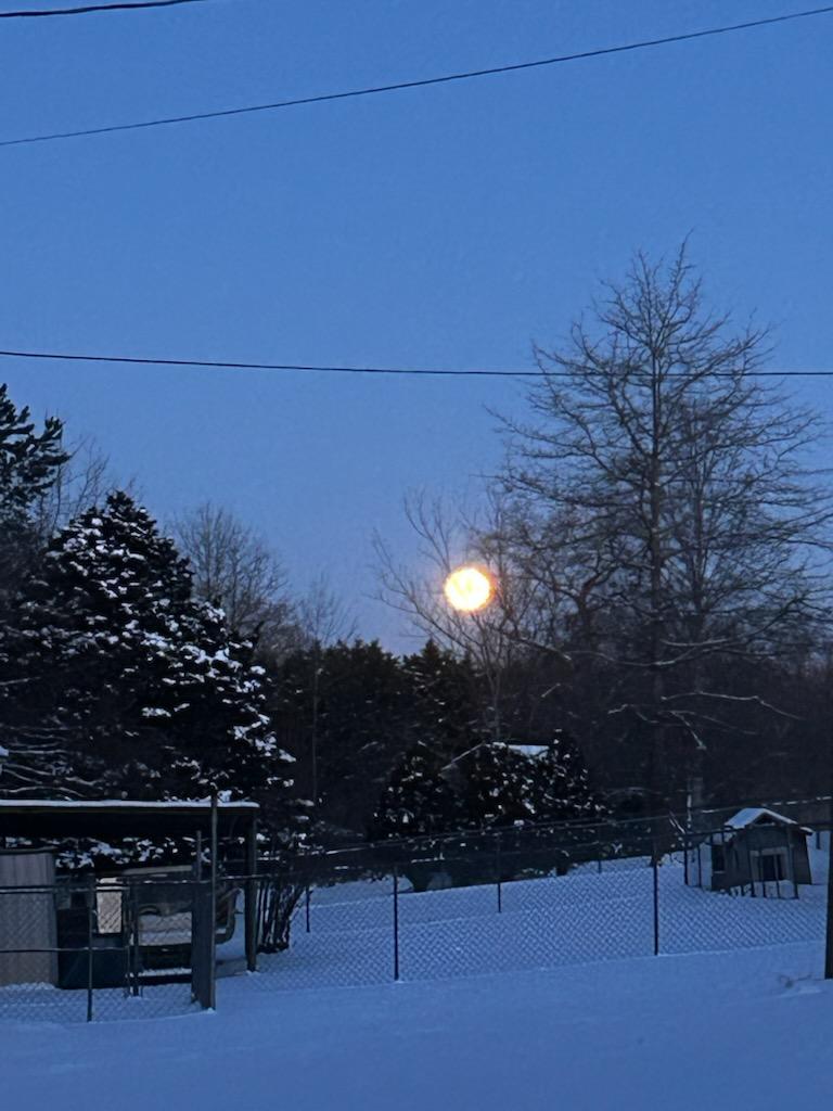 Early this morning, moon was amazing
