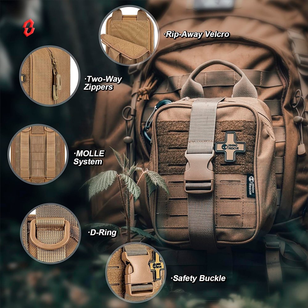 TacRushGroup's tweet image. 🚨 Accidents don’t wait. Neither should you.
The SE RHINO RESCUE IFAK is built for everyone! home, hunting, or duty.

📘 Easy first aid guide
🎒 Compact, ready anywhere
🏡🌲 Perfect for home &amp;amp; outdoors
❤️ Get yours: TacRush.com

#TacRush #IFAK #outdoors #Rhinorescue