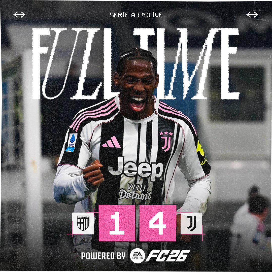 FT |⌛️| A big away win for the lads! ⚪️⚫️ 💪🏻

<a href="/EASPORTSFC/">EA SPORTS FC</a> <a href="/easportsfcit/">EA SPORTS FC ITA</a>

#ParmaJuve