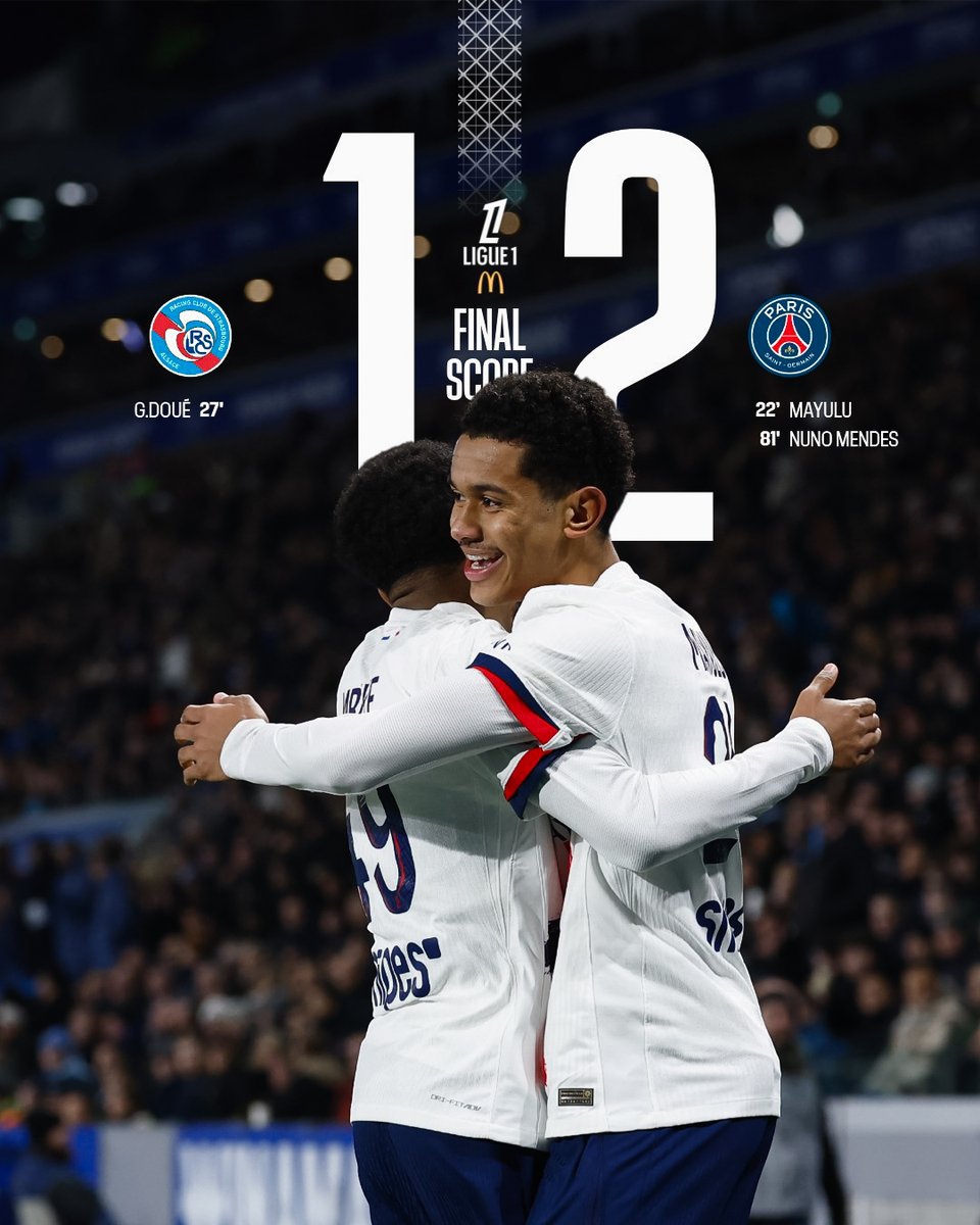 PSG_inside's tweet photo. Une victoire importante contre Strasbourg ❤️💙

#RCSAPSG I @Ligue1 https://t.co/4753e6qY19