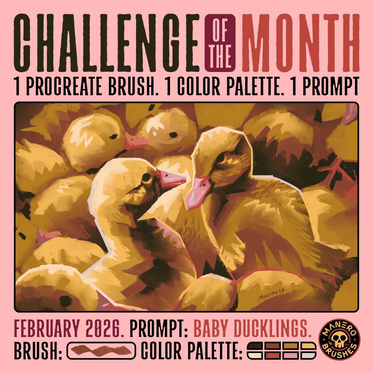 ittaiman's tweet photo. My Challenge for February and its @Procreate freebies are available!
Download and join the fun: https://t.co/RAwWc2tOEr

#Procreate #freebrushes #artchallenge https://t.co/blgfthYLnP