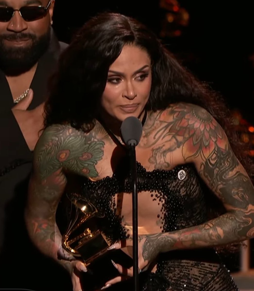 PopBase's tweet image. Kehlani calls out ICE during her #GRAMMYs acceptance speech: 

“I want to make sure that I say: everybody in this room, and everyone who will be in this room later, is so powerful. Together, we’re stronger in numbers to speak out against all the injustice going on in the world…