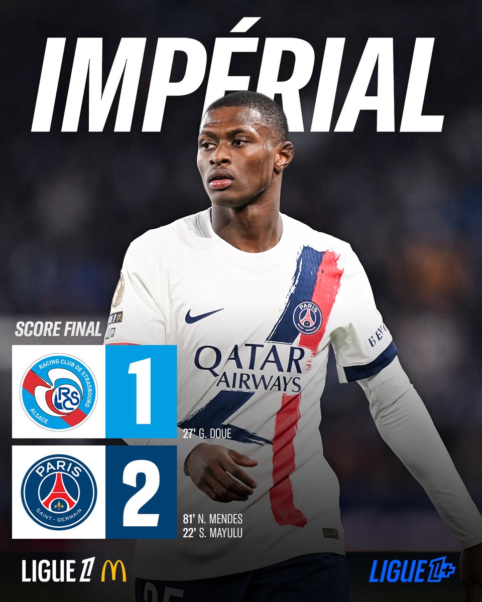 Le PSG ne LÂCHE RIEN et RÉCUPÈRE son trône 👑

#RCSAPSG