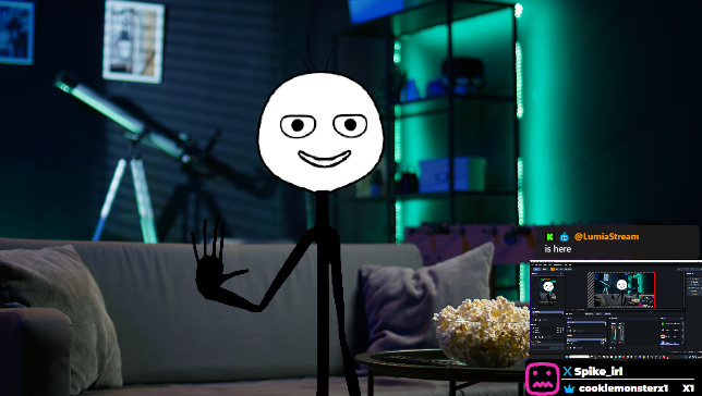 So i'm a V-Tuber now - well a budget version.  All i could afford is a Stick figure.  Say hi to "Sticky".  LIVE now on <a href="/kick/">KICK</a> playing <a href="/Hytale/">Hytale</a> 

kick.com/Spike_irl