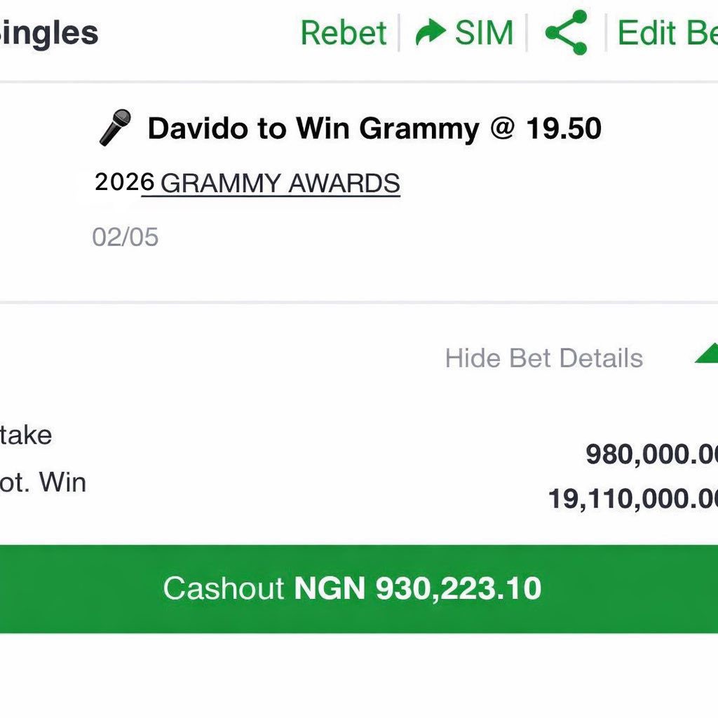 AnandaS56024920's tweet photo. @davido Straight winning https://t.co/mdbjGxoIlq