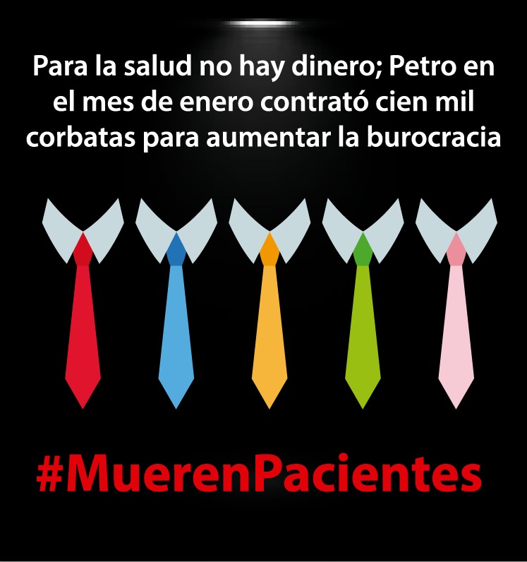 Pacientesco's tweet image. NO MAS SILENCIO 
#VictimasDeLaSaludDePetro 
Dice el gobierno: 
No hay más dinero para la salud
Los dineros son sufientes
EPS se roban los dineros

Lo que no dice Petro:

Petro nombro a interventores que roban los dineros
Si los dineros son sufientes porque no atienden a pacientes…
