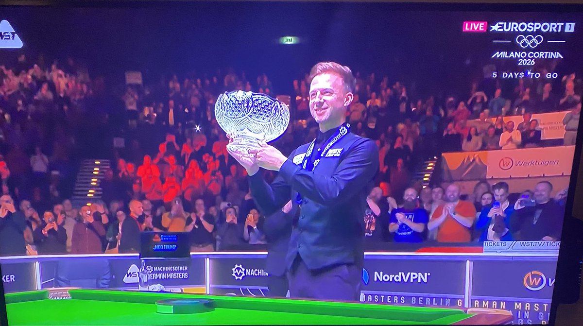 Ata1903Bey's tweet photo. Always smile ⁦⁦@juddtrump⁩ . We have been waiting for 14 months 😀 ⁦⁦@WeAreWST⁩ @GermanMasters https://t.co/wywPLSaiBw
