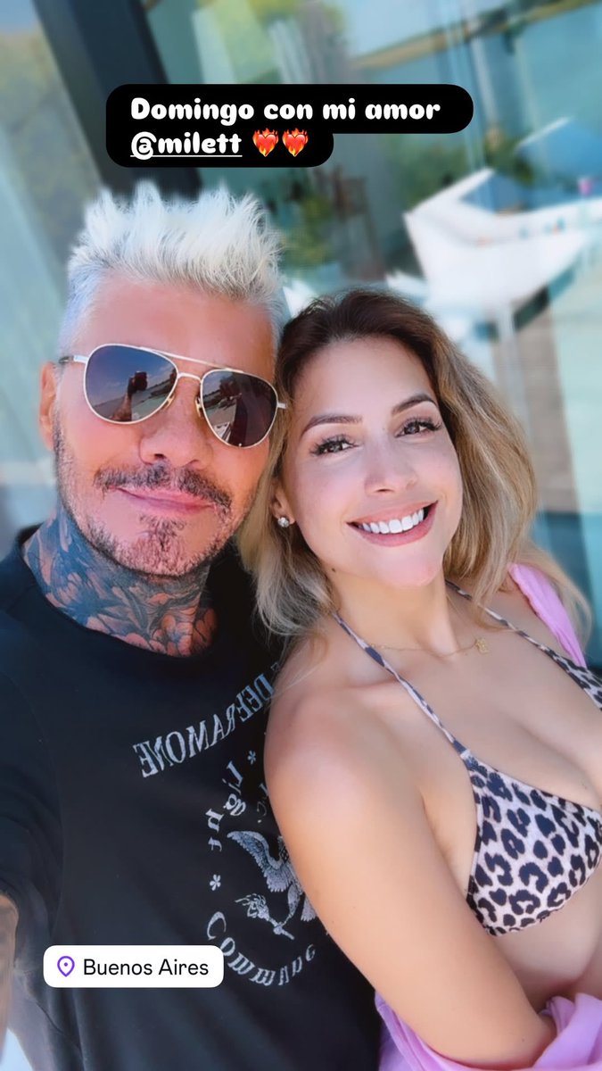 Llegó el verano, ufff que calor ☀️
Mile 💞llegó Argentina y a disfrutar un domingo de piscina con <a href="/cuervotinelli/">marcelo tinelli</a>