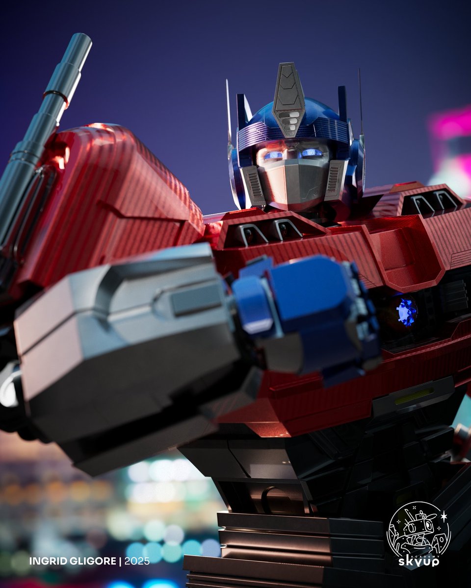 TheRookiesCO's tweet image. Optimus Prime by Ingrid Gligore from Skyup Academy - therookies.co/projects/94246

#Samsung #Wacom #3dSubstancePainter #3DModeling #Animation #Maya #MaxonZbrush #cgi #3drendering #3dartist #digitalart