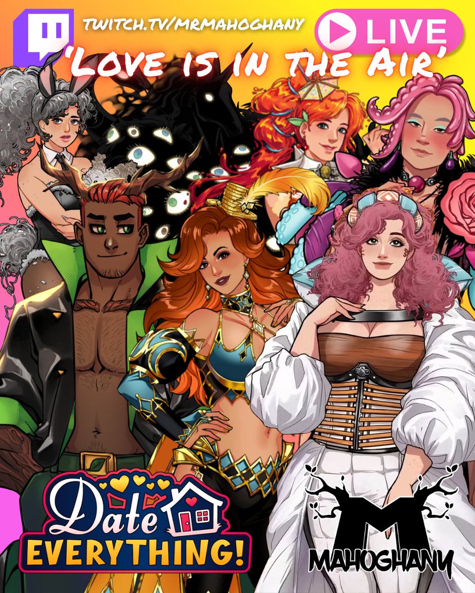 MrMahoghany's tweet image. LOVE is in the..... Furniture?! 

We are LIVE in #twitch playing @DateEverything 

#trimbo #treetuber #datethefurniture